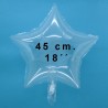 Burbujas 18P Transparente China Estrellas