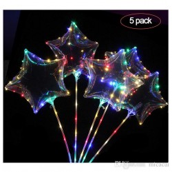 Burbujas 18P Transparente China Estrellas