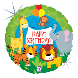 Globo Americano 9 Jungle Animals Bday