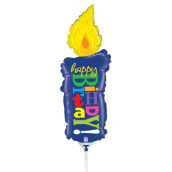 Globo MINI SHAPE 14 Birthday Candle