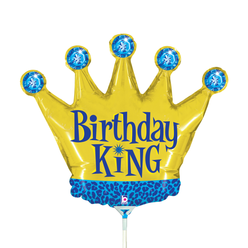 Globo MINI SHAPE 14 Mini Birthday King