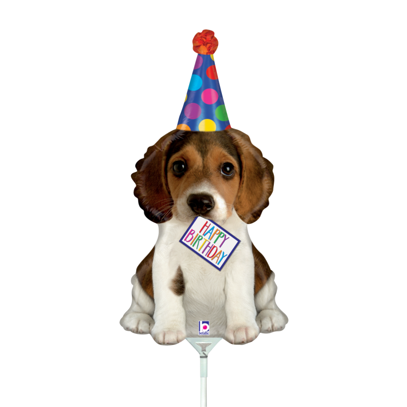 Globo MINI SHAPE 14 Birthday Puppy